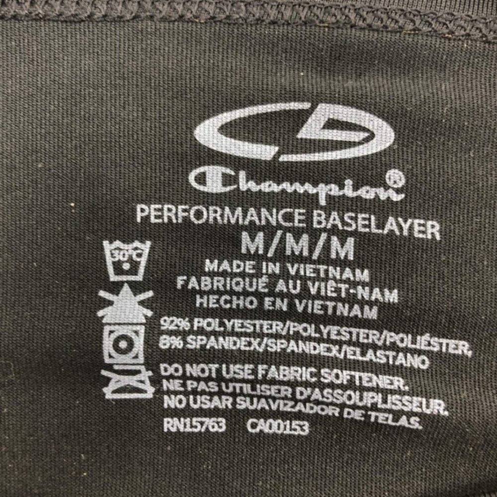 Champion C9 Lightweight Fitted Base Layer LS Top - Picture 6 of 6
